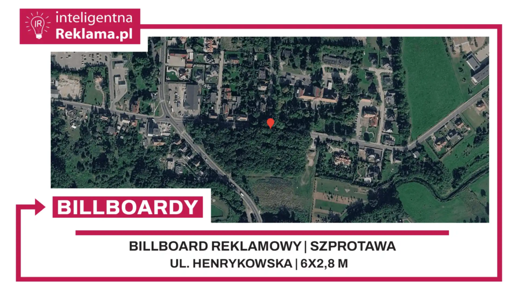 Lokalizacja reklamowa w Szprotawa przy ul. Henrykowska - powierzchnia 16,8 m²