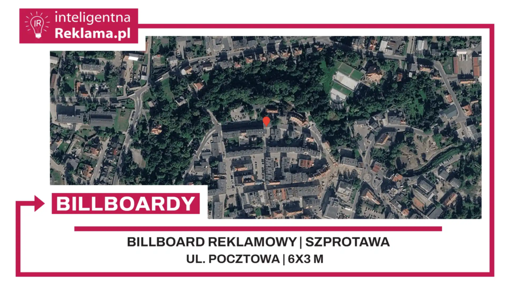Lokalizacja reklamowa w Szprotawa przy ul. Pocztowa - powierzchnia 18 m²