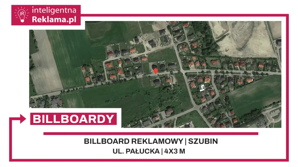 Lokalizacja reklamowa w Szubin przy ul. Pałucka - powierzchnia 12 m²