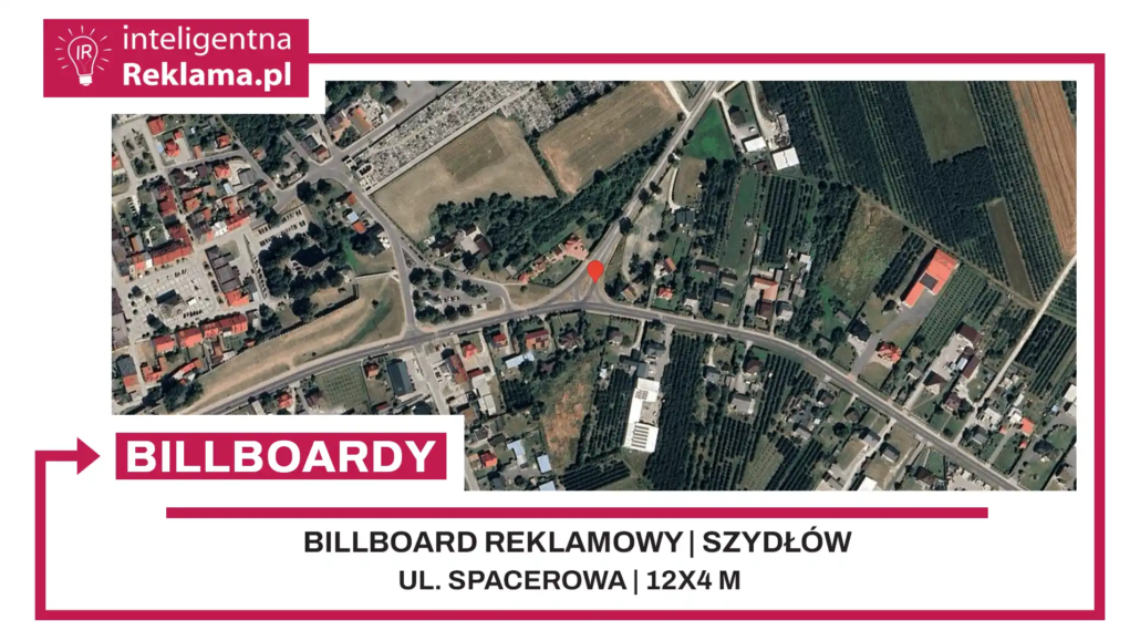 Lokalizacja reklamowa w Szydłów przy ul. Spacerowa - powierzchnia 48 m²
