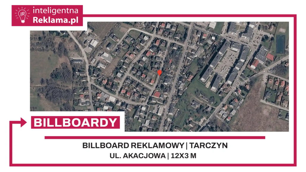 Lokalizacja reklamowa w Tarczyn przy ul. Akacjowa - powierzchnia 36 m²