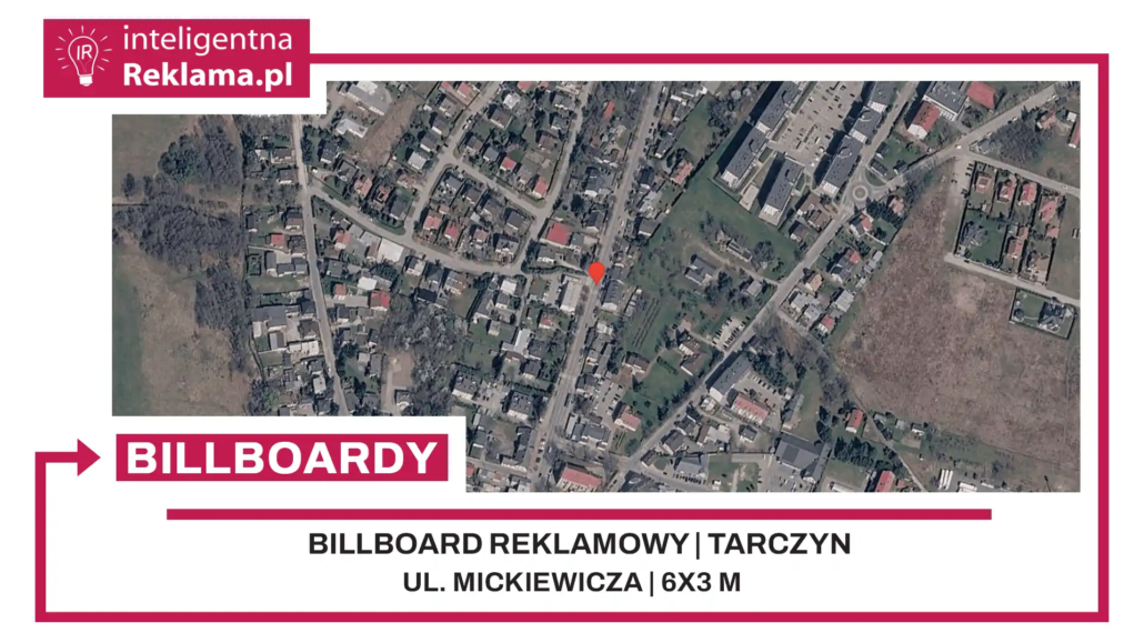 Lokalizacja reklamowa w Tarczyn przy ul. Mickiewicza - powierzchnia 18 m²