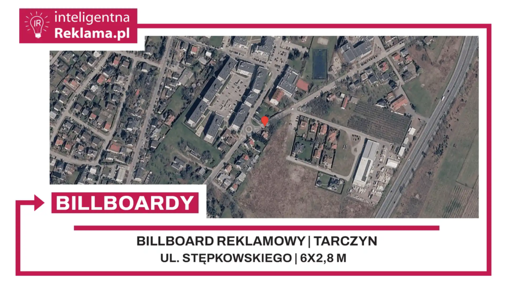 Lokalizacja reklamowa w Tarczyn przy ul. ul. Stępkowskiego - powierzchnia 16,8 m²