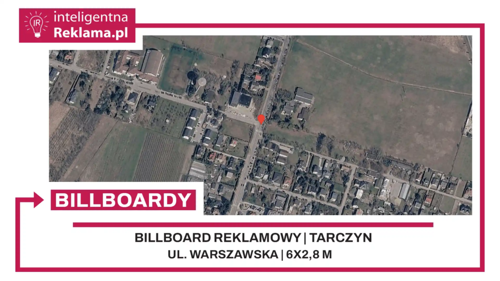 Lokalizacja reklamowa w Tarczyn przy ul. Warszawska - powierzchnia 16,8 m²