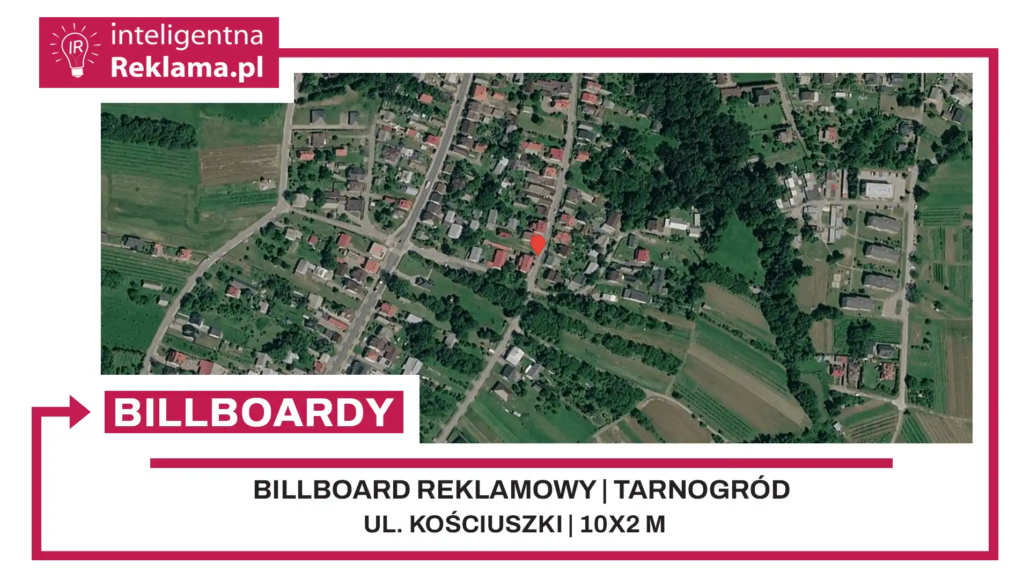 Lokalizacja reklamowa w Tarnogród przy ul. Kościuszki - powierzchnia 20 m²