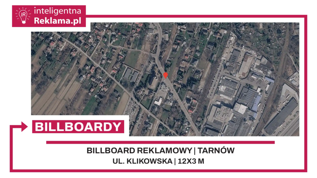 Lokalizacja reklamowa w Tarnów przy ul. Klikowska - powierzchnia 36 m²