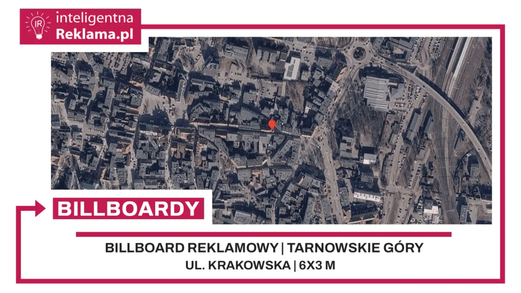 Lokalizacja reklamowa w Tarnowskie Góry przy ul. Krakowska - powierzchnia 18 m²