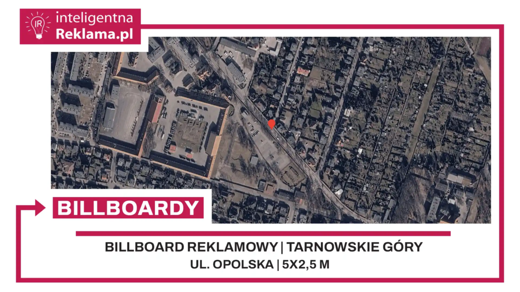 Lokalizacja reklamowa w Tarnowskie Góry przy ul. ul. Opolska - powierzchnia 12,5 m²