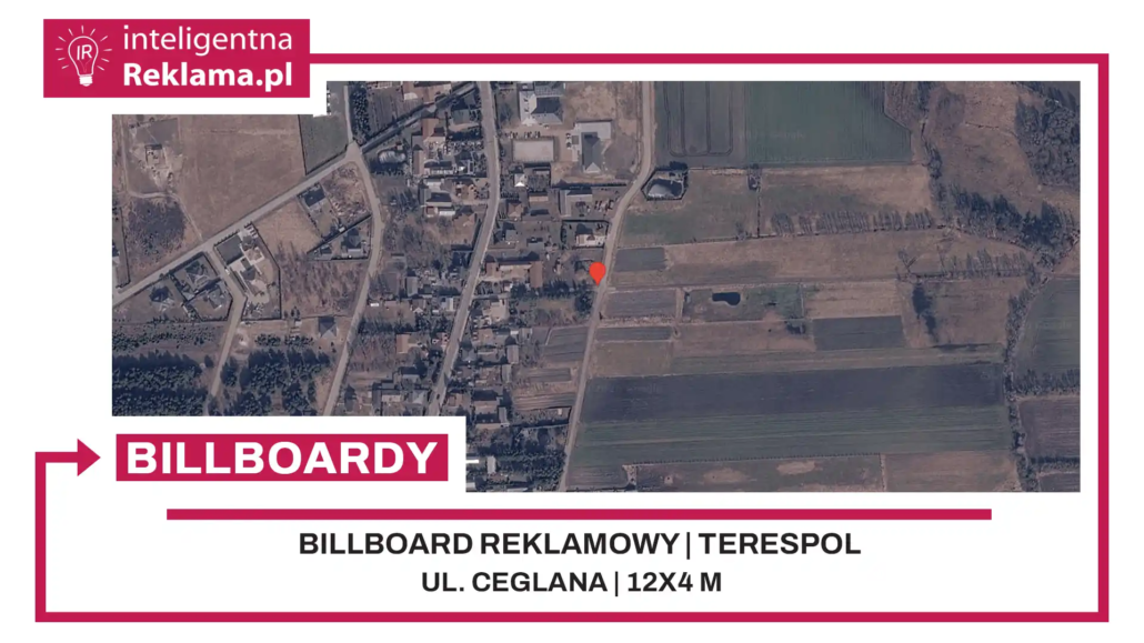 Lokalizacja reklamowa w Terespol przy ul. Ceglana - powierzchnia 48 m²