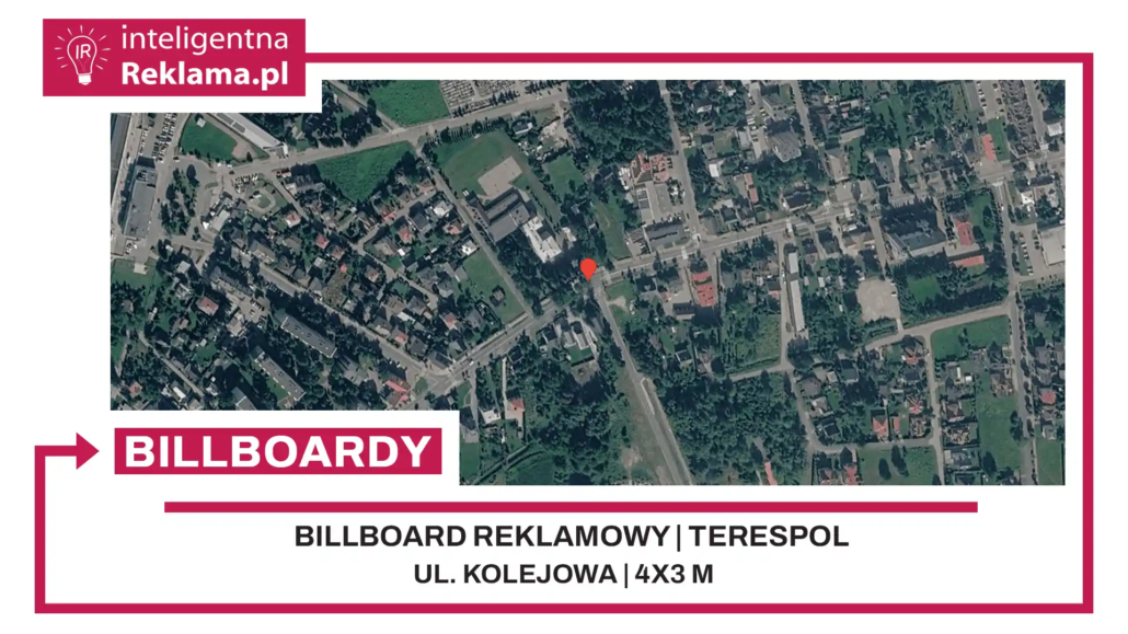 Lokalizacja reklamowa w Terespol przy ul. Kolejowa - powierzchnia 12 m²