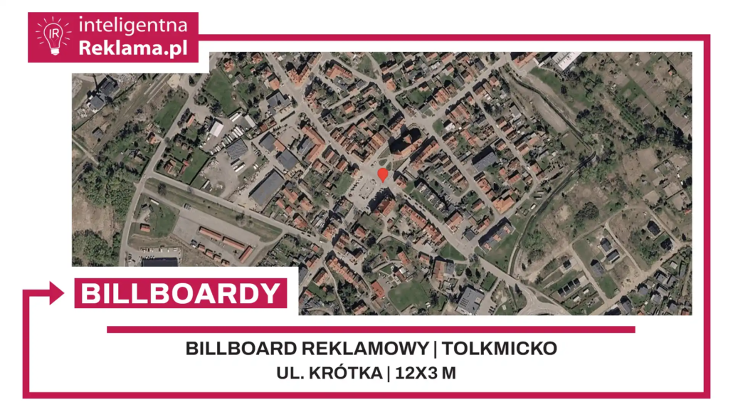 Lokalizacja reklamowa w Tolkmicko przy ul. Krótka - powierzchnia 36 m²