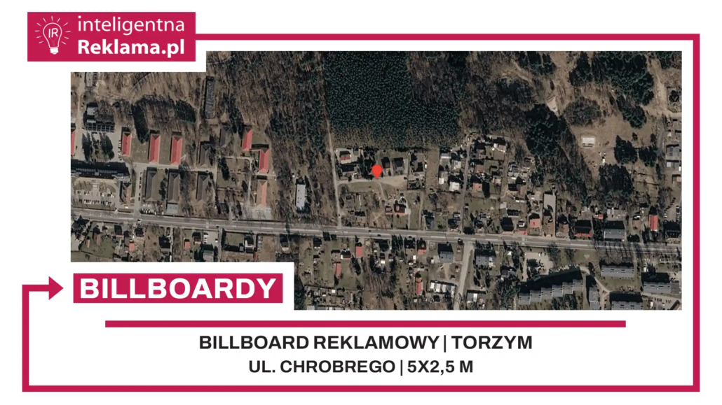 Lokalizacja reklamowa w Torzym przy ul. Chrobrego - powierzchnia 12,5 m²