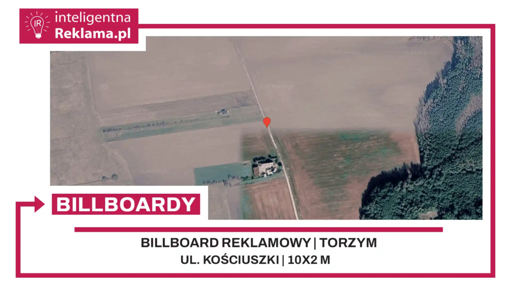 Lokalizacja reklamowa w Torzym przy ul. Kościuszki - powierzchnia 20 m²