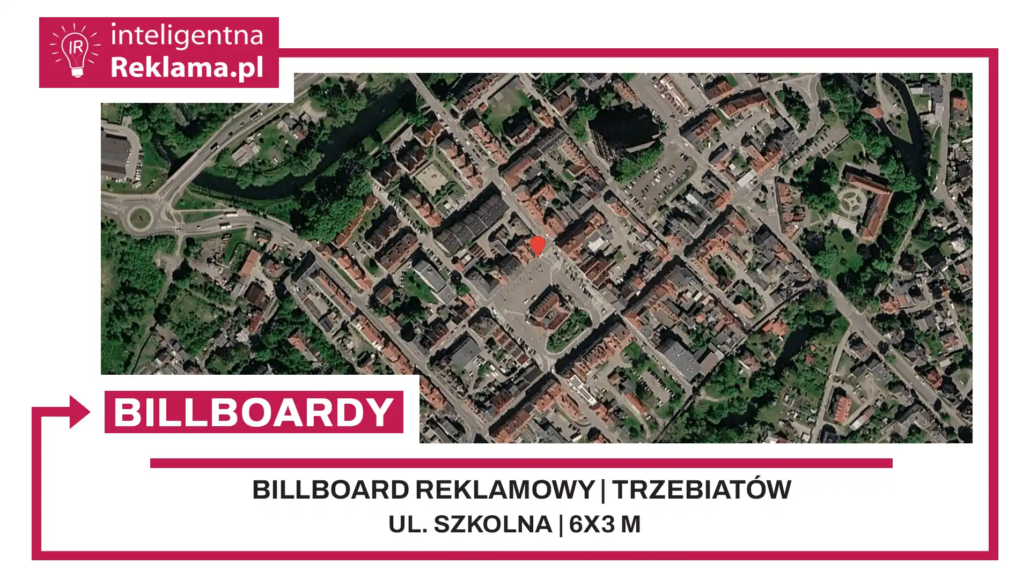 Lokalizacja reklamowa w Trzebiatów przy ul. Szkolna - powierzchnia 18 m²
