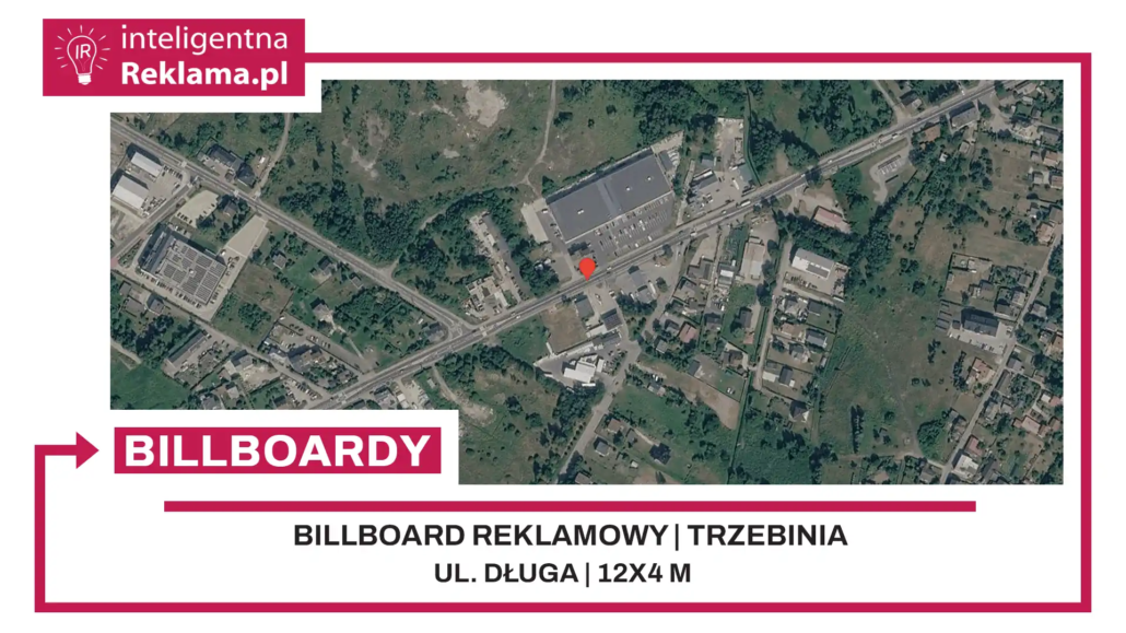 Lokalizacja reklamowa w Trzebinia przy ul. Długa - powierzchnia 48 m²