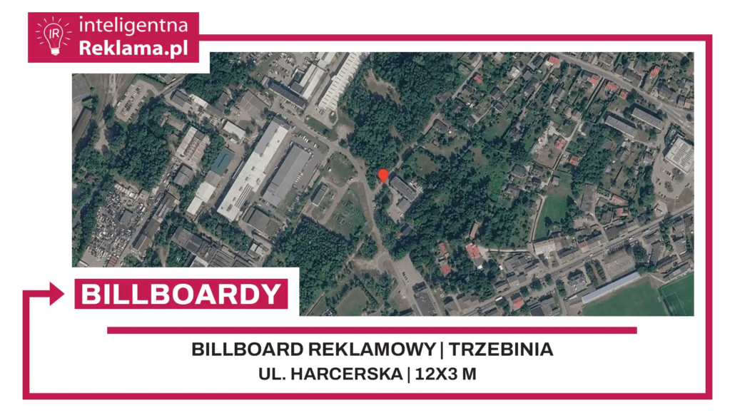 Lokalizacja reklamowa w Trzebinia przy ul. Harcerska - powierzchnia 36 m²