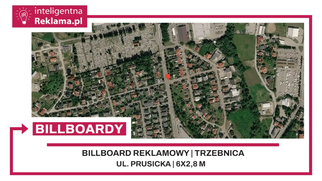Lokalizacja reklamowa w Trzebnica przy ul. ul. Prusicka - powierzchnia 16,8 m²