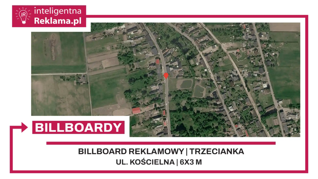 Lokalizacja reklamowa w Trzecianka przy ul. Kościelna - powierzchnia 18 m²