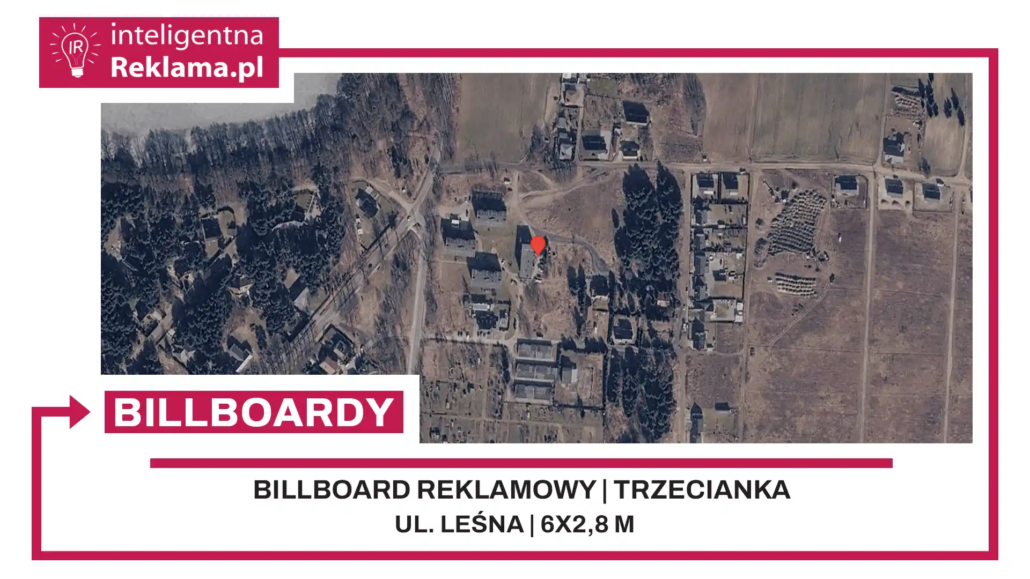 Lokalizacja reklamowa w Trzecianka przy ul. Leśna - powierzchnia 16,8 m²