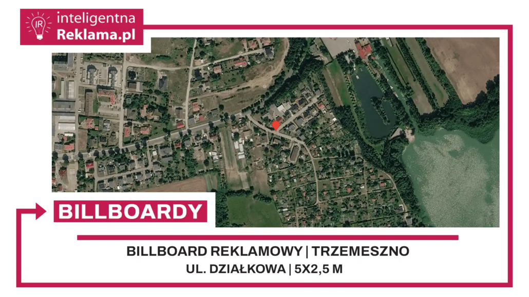 Lokalizacja reklamowa w Trzemeszno przy ul. Działkowa - powierzchnia 12,5 m²