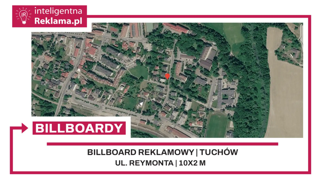 Lokalizacja reklamowa w Tuchów przy ul. Reymonta - powierzchnia 20 m²