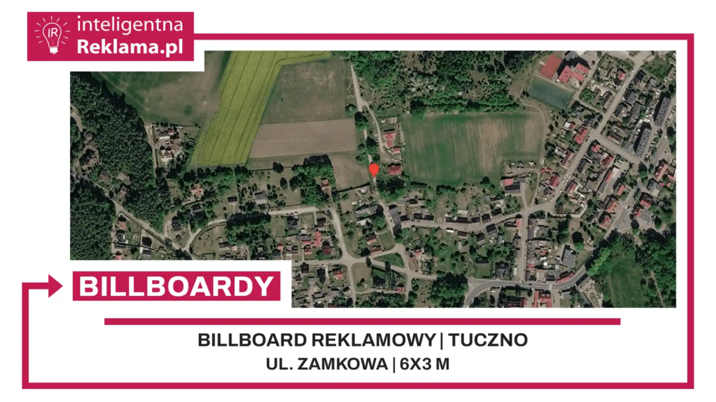 Lokalizacja reklamowa w Tuczno przy ul. Zamkowa - powierzchnia 18 m²