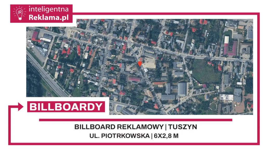 Lokalizacja reklamowa w Tuszyn przy ul. ul. Piotrkowska - powierzchnia 16,8 m²