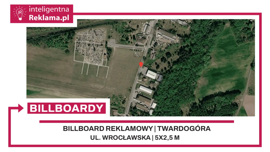 Lokalizacja reklamowa w Twardogóra przy ul. Wrocławska - powierzchnia 12,5 m²