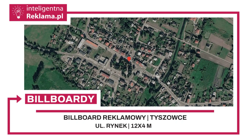 Lokalizacja reklamowa w Tyszowce przy ul. Rynek - powierzchnia 48 m²