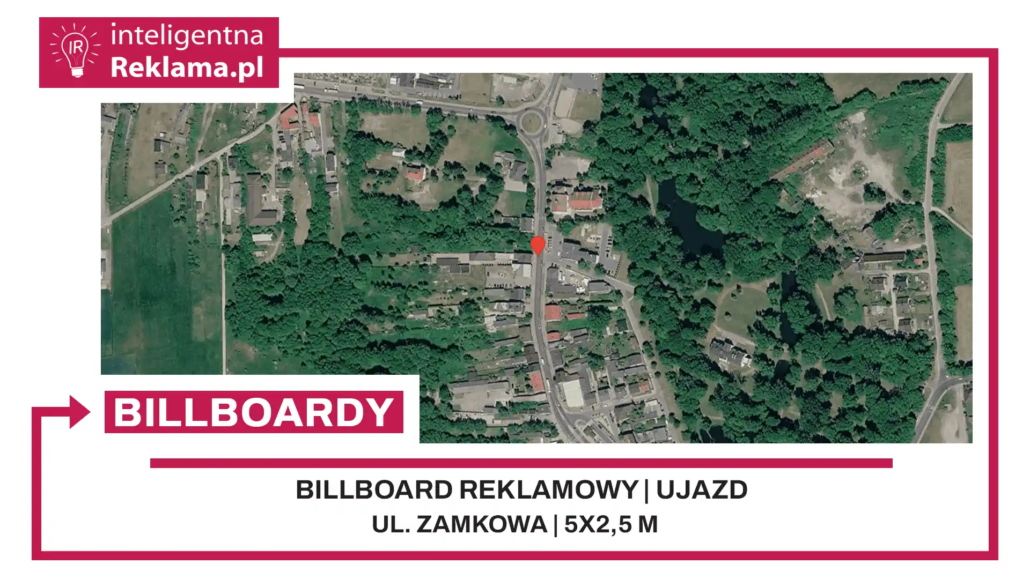 Lokalizacja reklamowa w Ujazd przy ul. Zamkowa - powierzchnia 12,5 m²