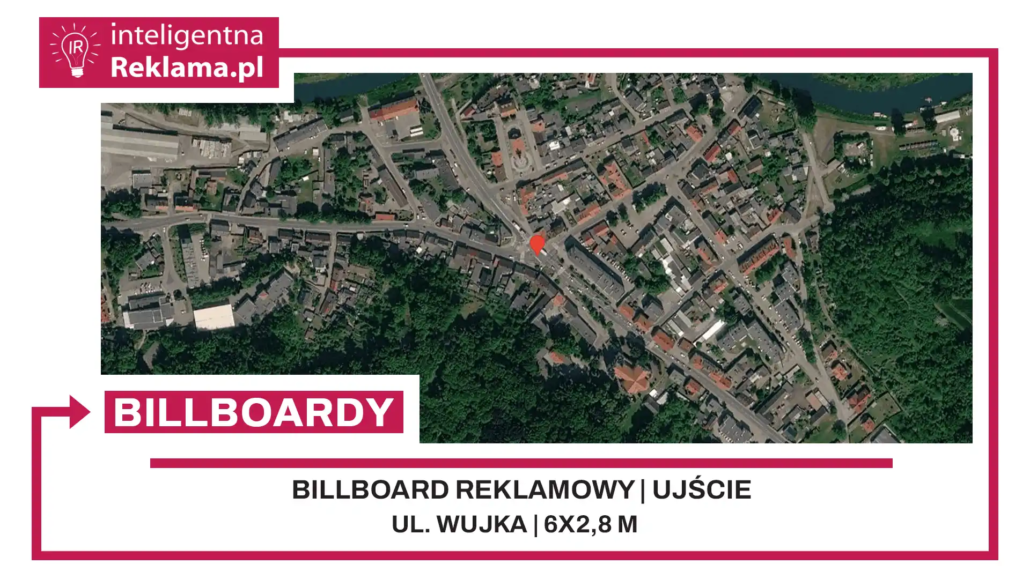 Lokalizacja reklamowa w Ujście przy ul. ul. Wujka - powierzchnia 16,8 m²