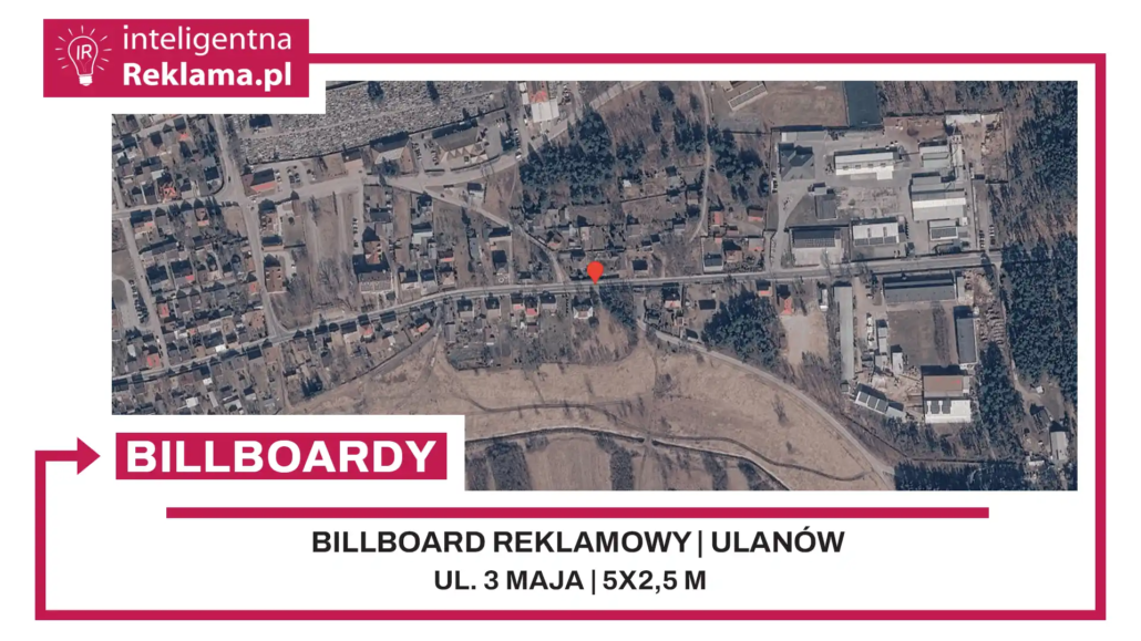 Lokalizacja reklamowa w Ulanów przy ul. 3 maja - powierzchnia 12,5 m²
