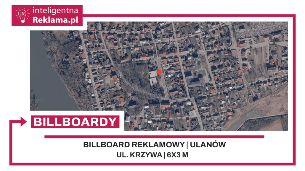 Lokalizacja reklamowa w Ulanów przy ul. Krzywa - powierzchnia 18 m²
