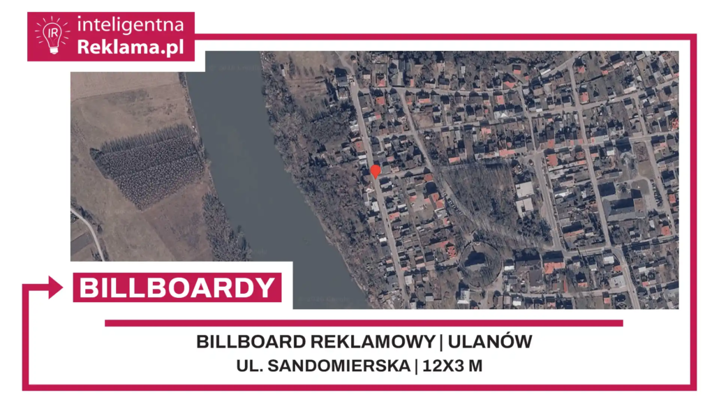 Lokalizacja reklamowa w Ulanów przy ul. Sandomierska - powierzchnia 36 m²