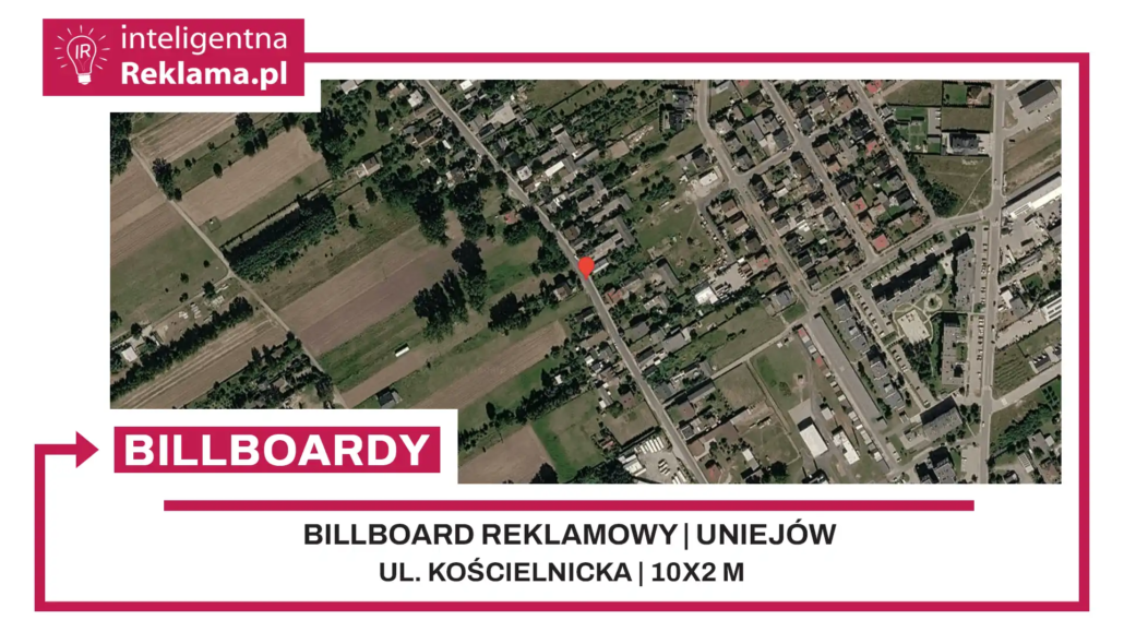 Lokalizacja reklamowa w Uniejów przy ul. Kościelnicka - powierzchnia 20 m²