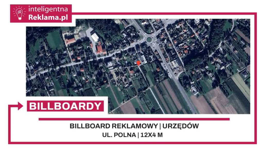 Lokalizacja reklamowa w Urzędów przy ul. Polna - powierzchnia 48 m²