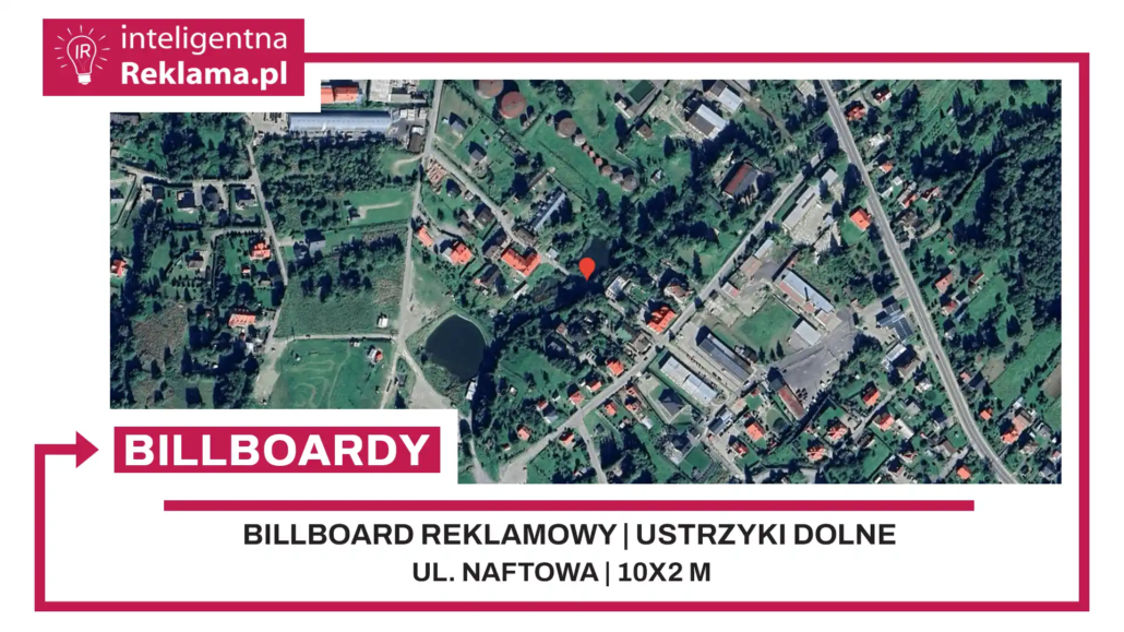 Lokalizacja reklamowa w Ustrzyki Dolne przy ul. Naftowa - powierzchnia 20 m²
