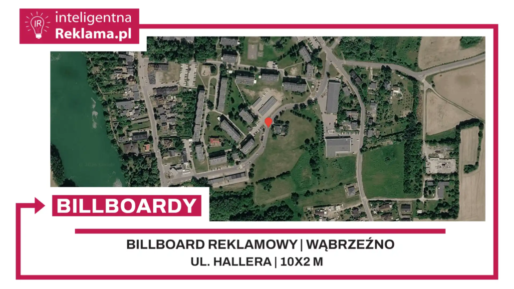 Lokalizacja reklamowa w Wąbrzeźno przy ul. Hallera - powierzchnia 20 m²