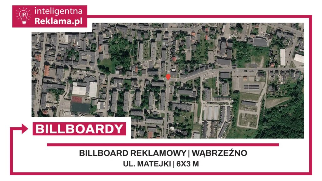 Lokalizacja reklamowa w Wąbrzeźno przy ul. Matejki - powierzchnia 18 m²