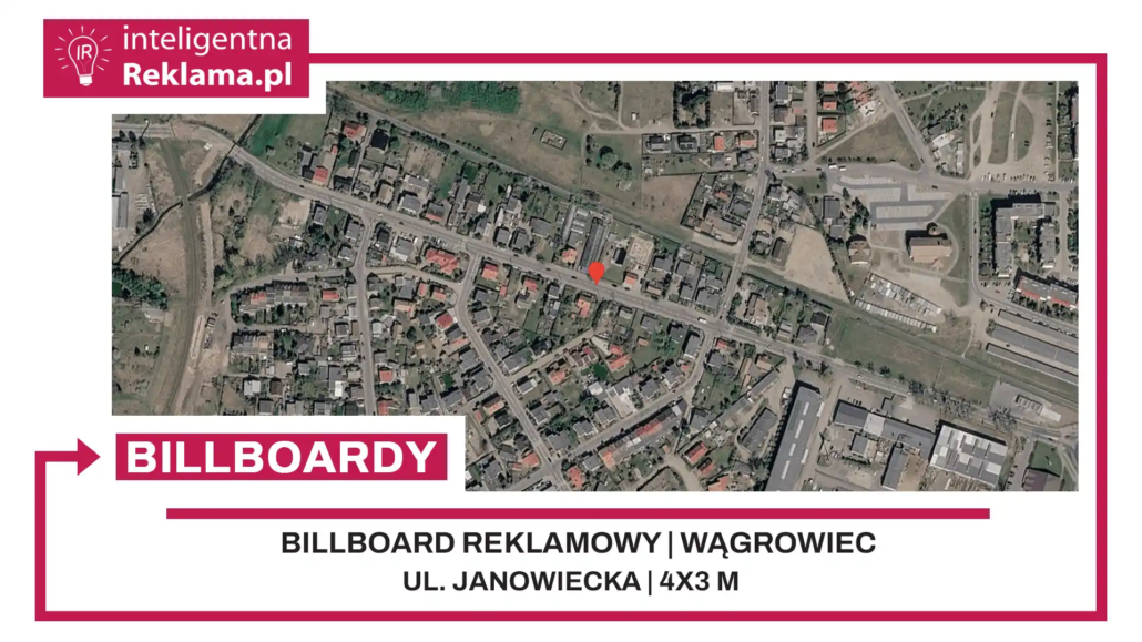 Lokalizacja reklamowa w Wągrowiec przy ul. ul. Janowiecka - powierzchnia 12 m²