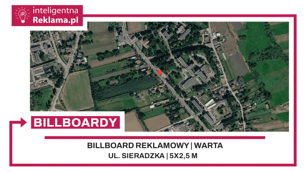 Lokalizacja reklamowa w Warta przy ul. Sieradzka - powierzchnia 12,5 m²