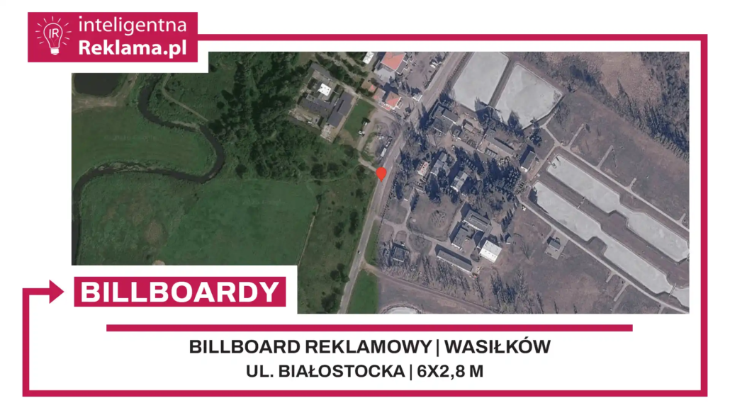 Lokalizacja reklamowa w Wasiłków przy ul. ul. Białostocka - powierzchnia 16,8 m²