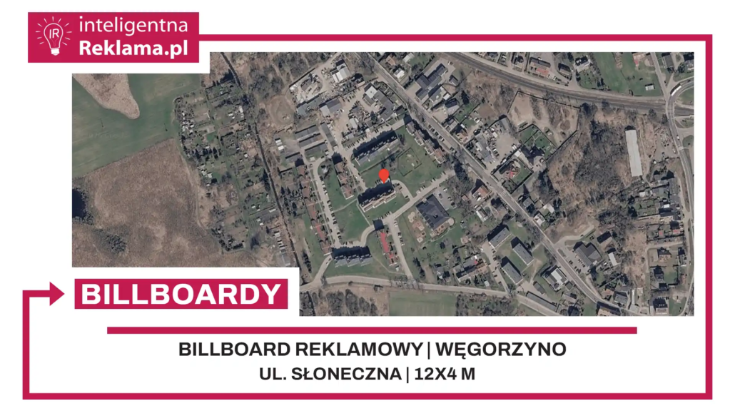 Lokalizacja reklamowa w Węgorzyno przy ul. Słoneczna - powierzchnia 48 m²