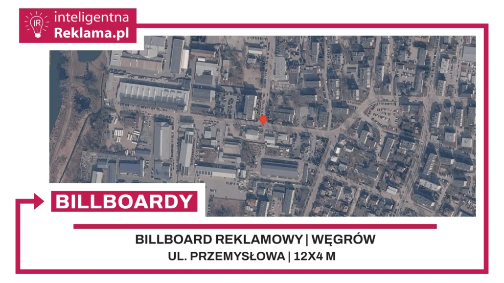 Lokalizacja reklamowa w Węgrów przy ul. Przemysłowa - powierzchnia 48 m²