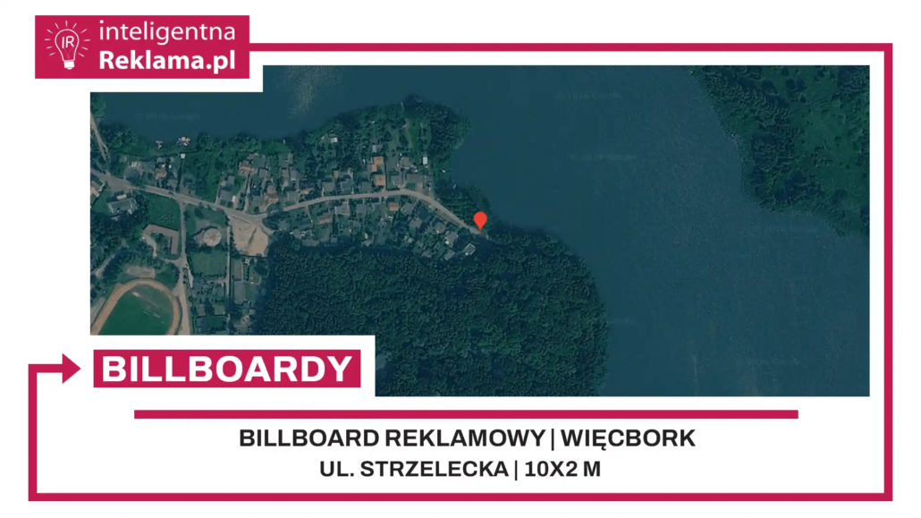 Lokalizacja reklamowa w Więcbork przy ul. ul. Strzelecka - powierzchnia 20 m²