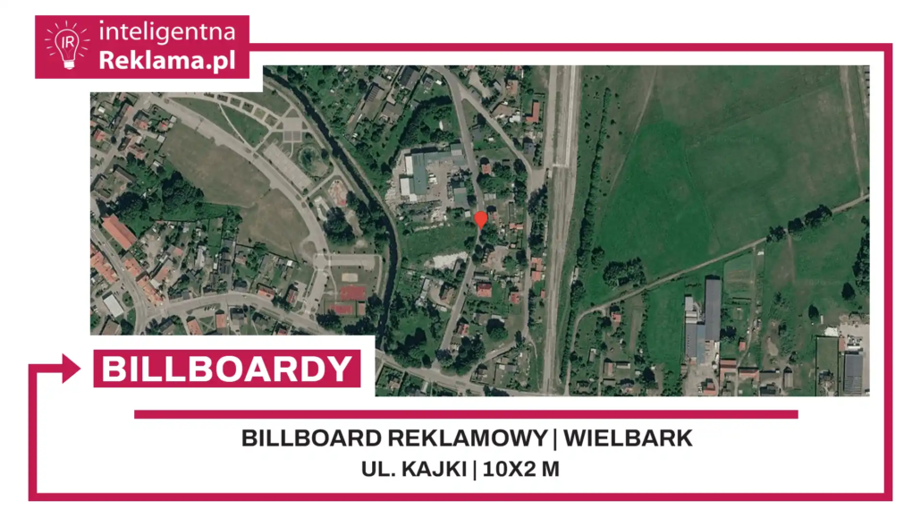 Lokalizacja reklamowa w Wielbark przy ul. ul. Kajki - powierzchnia 20 m²