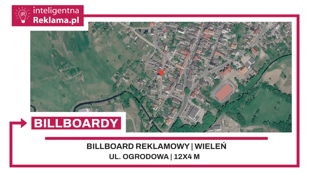 Lokalizacja reklamowa w Wieleń przy ul. Ogrodowa - powierzchnia 48 m²