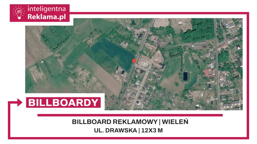 Lokalizacja reklamowa w Wieleń przy ul. ul. Drawska - powierzchnia 36 m²