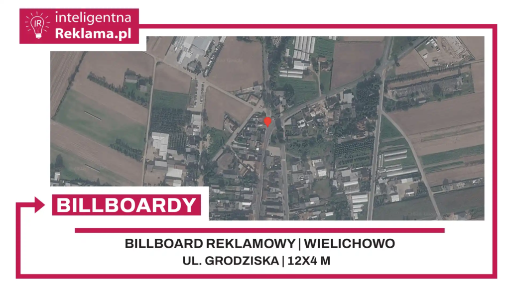 Lokalizacja reklamowa w Wielichowo przy ul. Grodziska - powierzchnia 48 m²