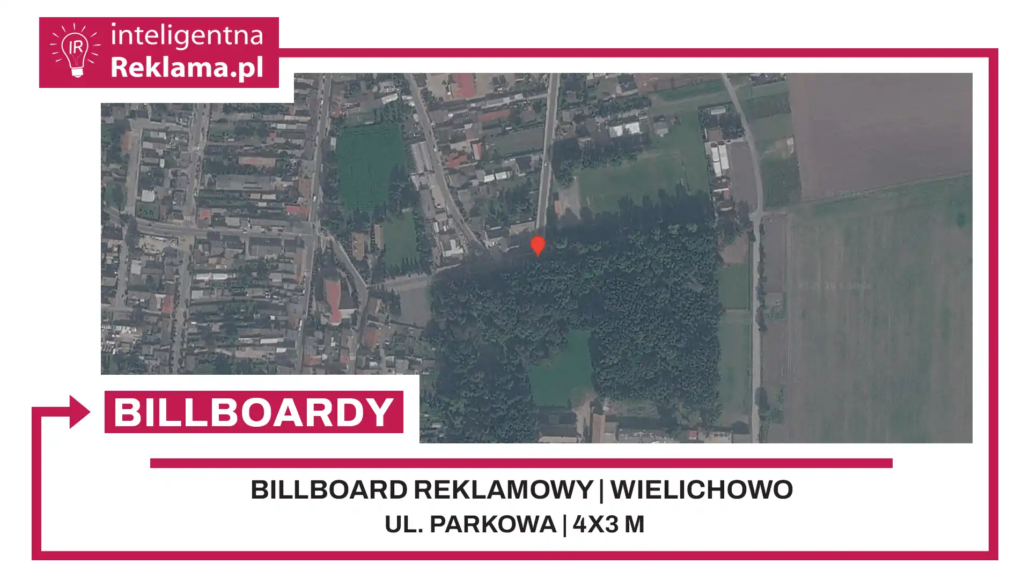 Lokalizacja reklamowa w Wielichowo przy ul. Parkowa - powierzchnia 12 m²